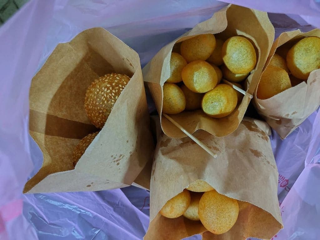 Stop 3: QQ Egg Sesame Balls