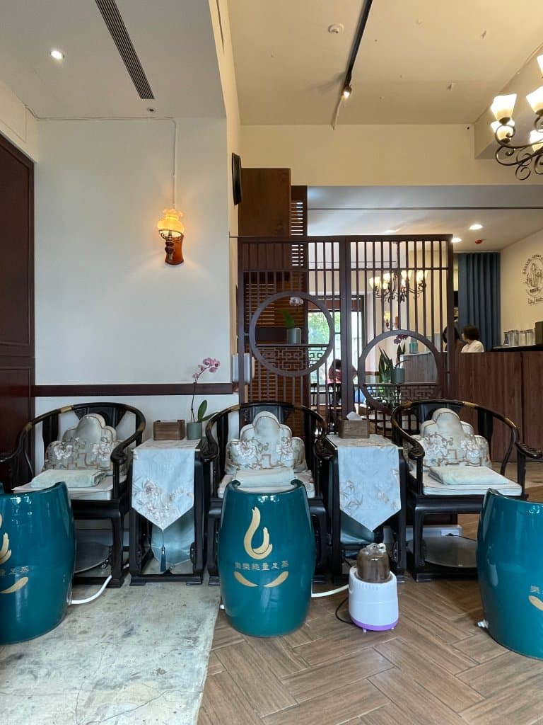 First time trying a foot steam, a winter cure for perpetually cold hands and feet