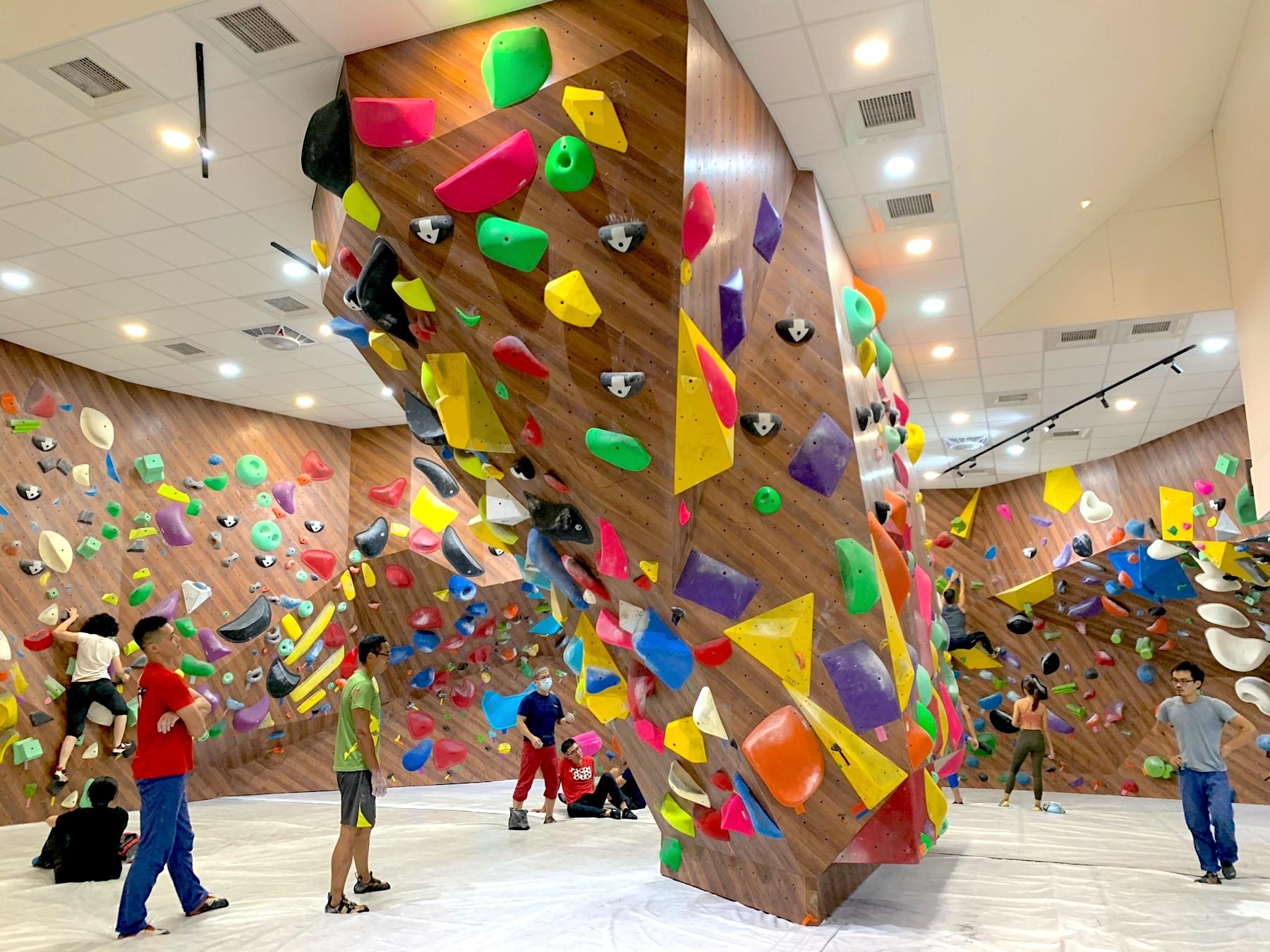 Three major climbing facilities, all your challenges in one go