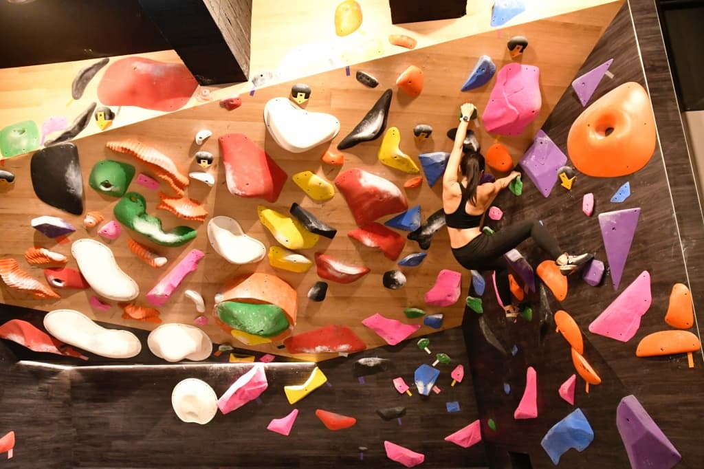 台北攀岩場推薦 CORNER Bouldering Gym 角攀岩館中山2
