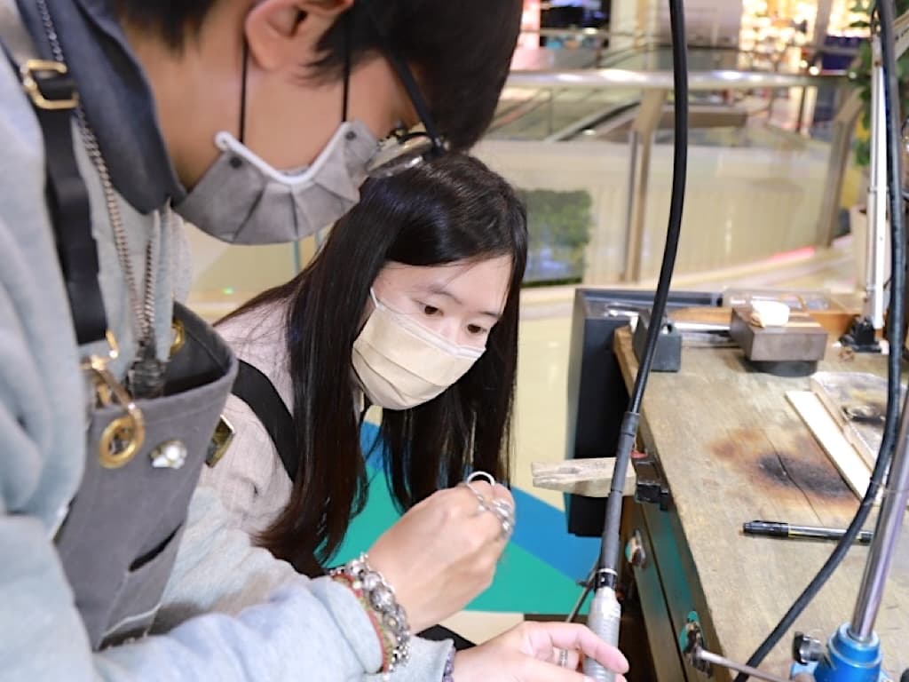 手作戒指過程