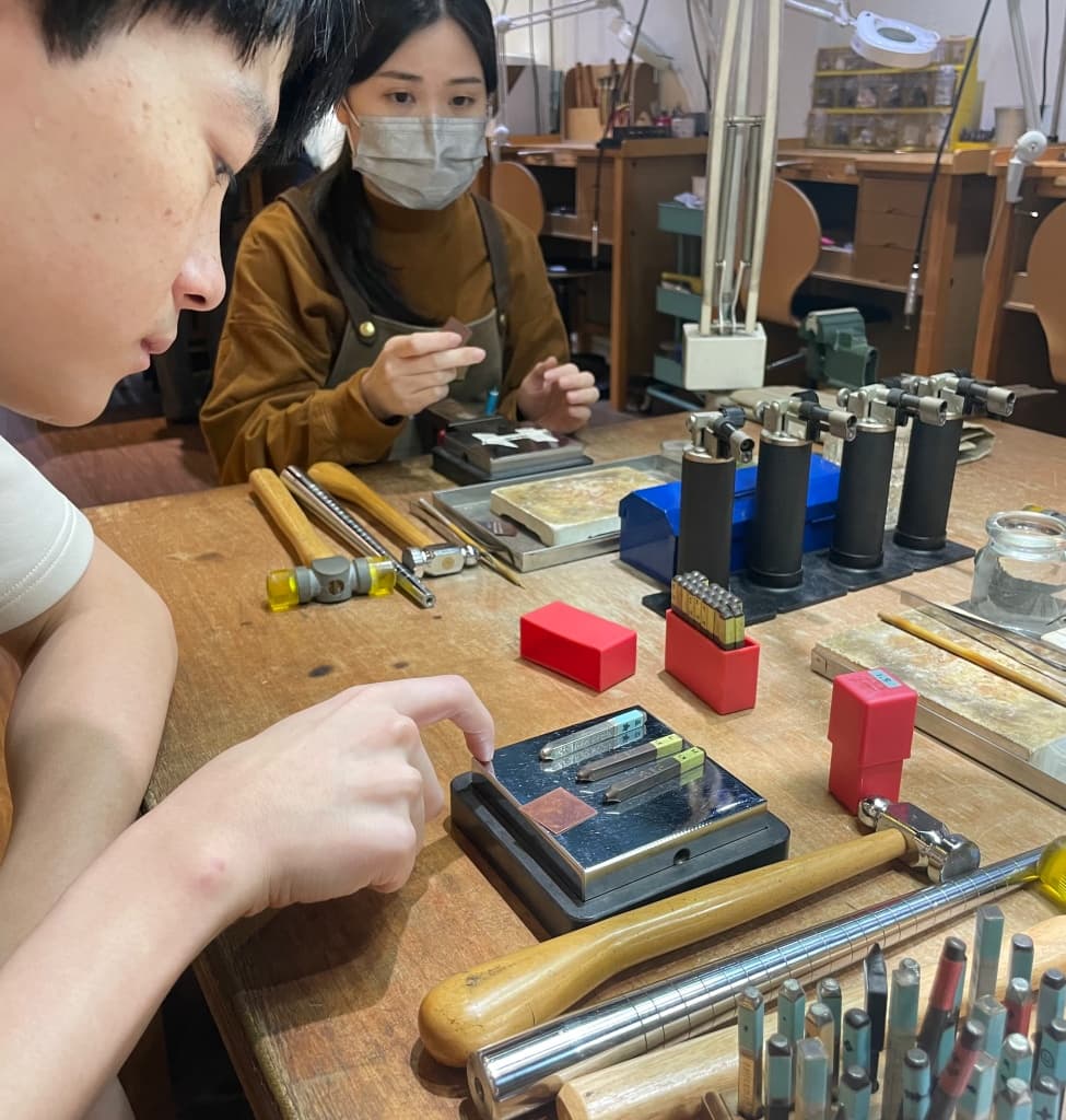 手作戒指過程