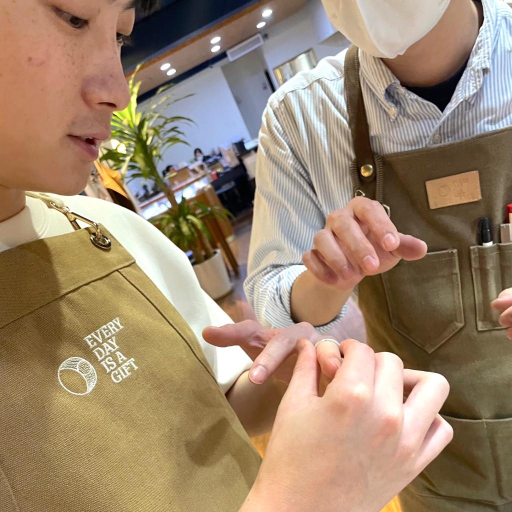 手作戒指過程
