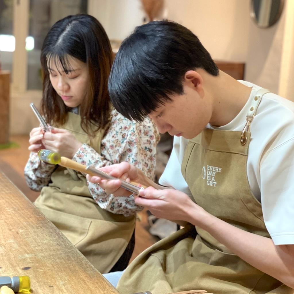 手作戒指過程