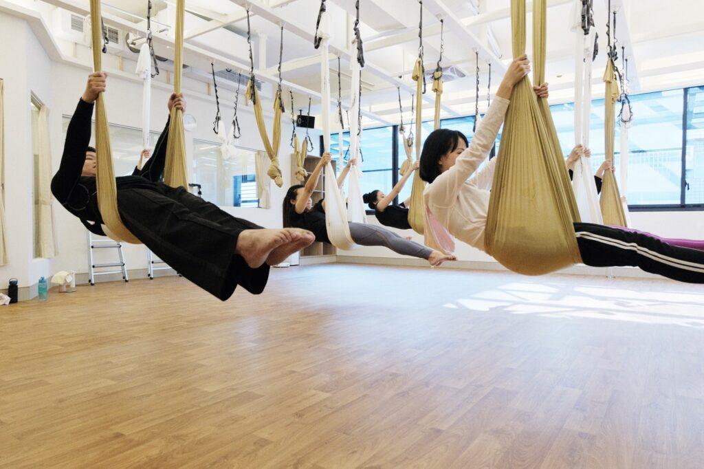 台中空中瑜珈推薦 Fly High Yoga2