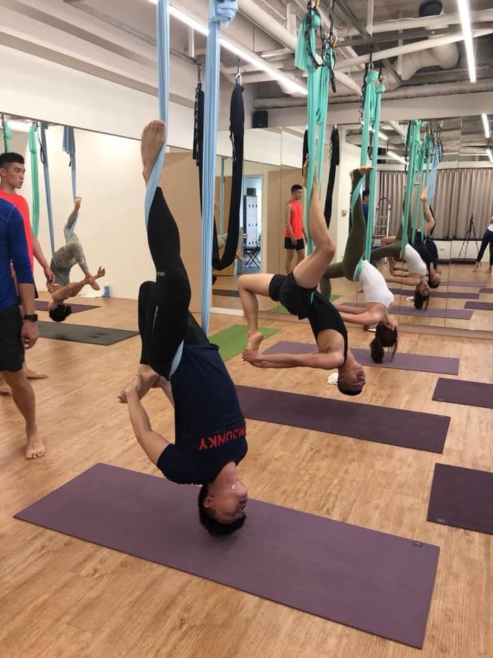 台中空中瑜珈推薦 Inspire yoga3