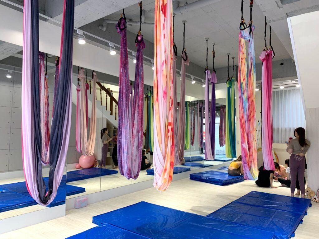 台中空中瑜珈推薦 K. Fly Yoga 凱希兒空中瑜珈運動教室