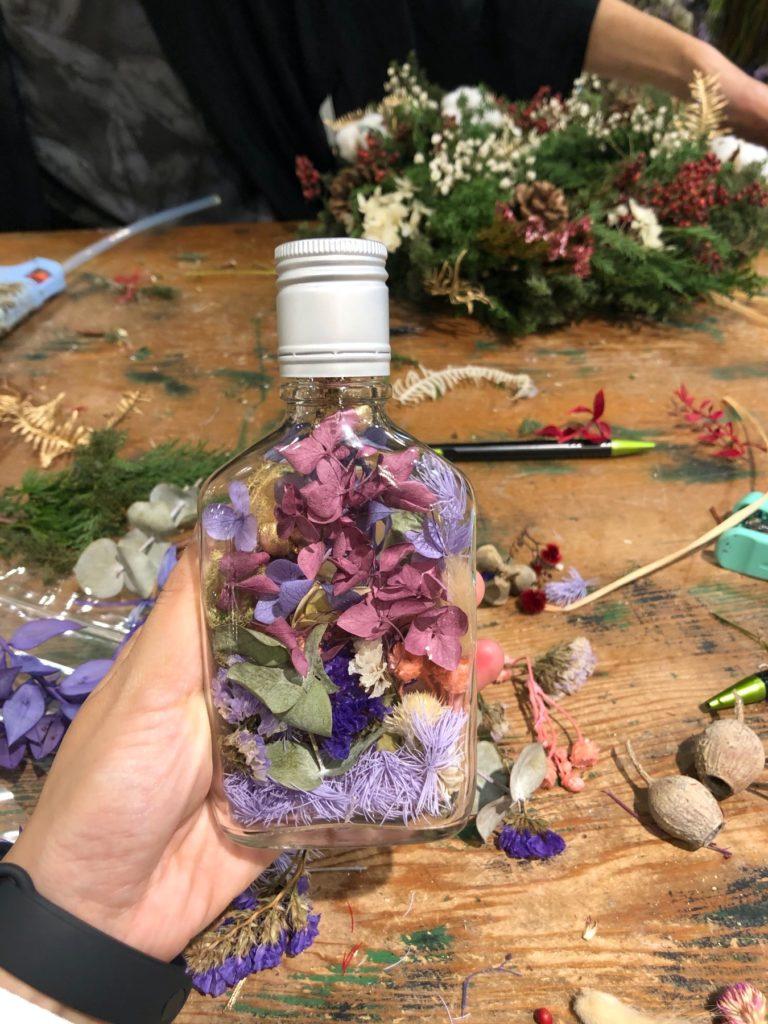 台北乾燥花製作課程推薦 松果手感2