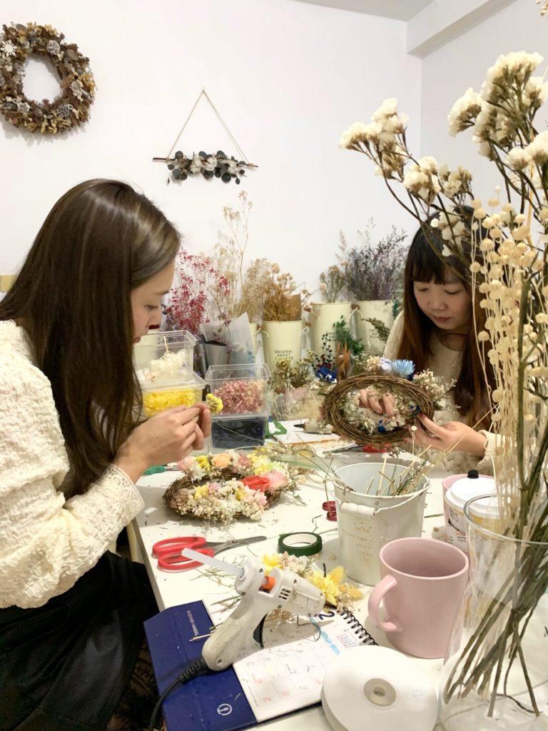 台中花藝課程 奧爾薇丁1