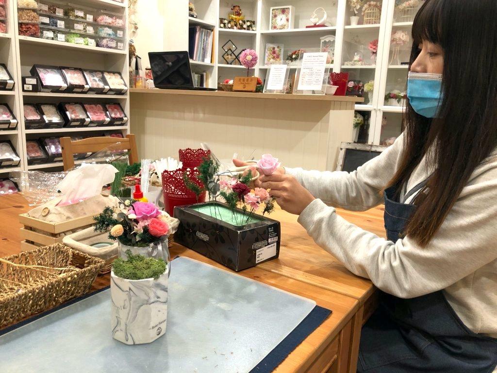 台中花藝課程 玫瑰森林工作室3