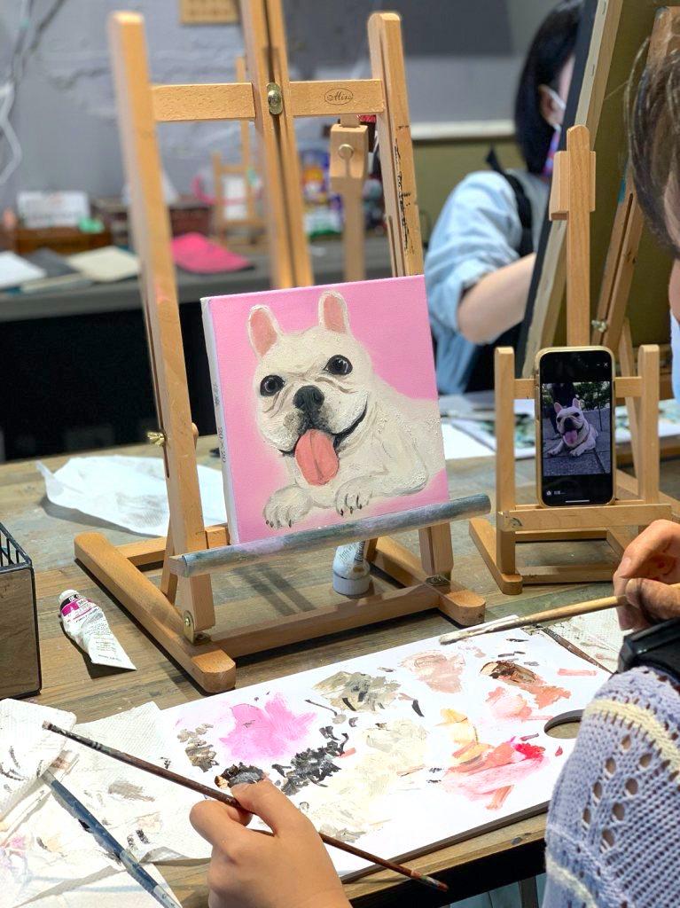 Three Brushes Wet Paint Studio