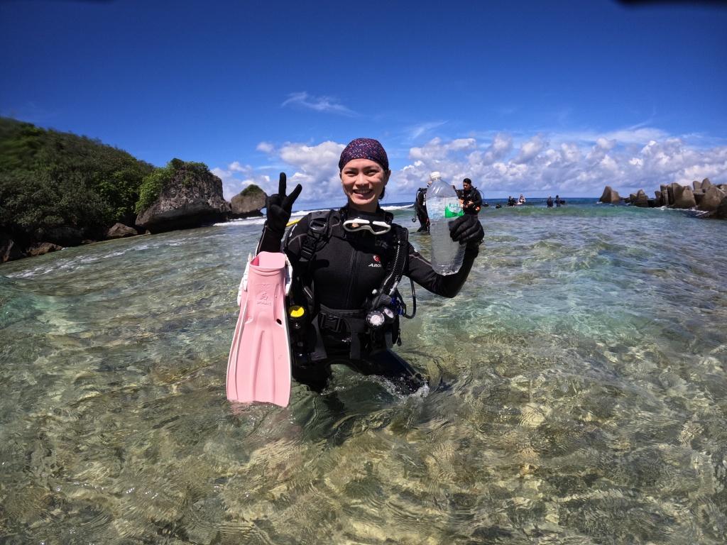 ダイビング後に写真を受け取れます