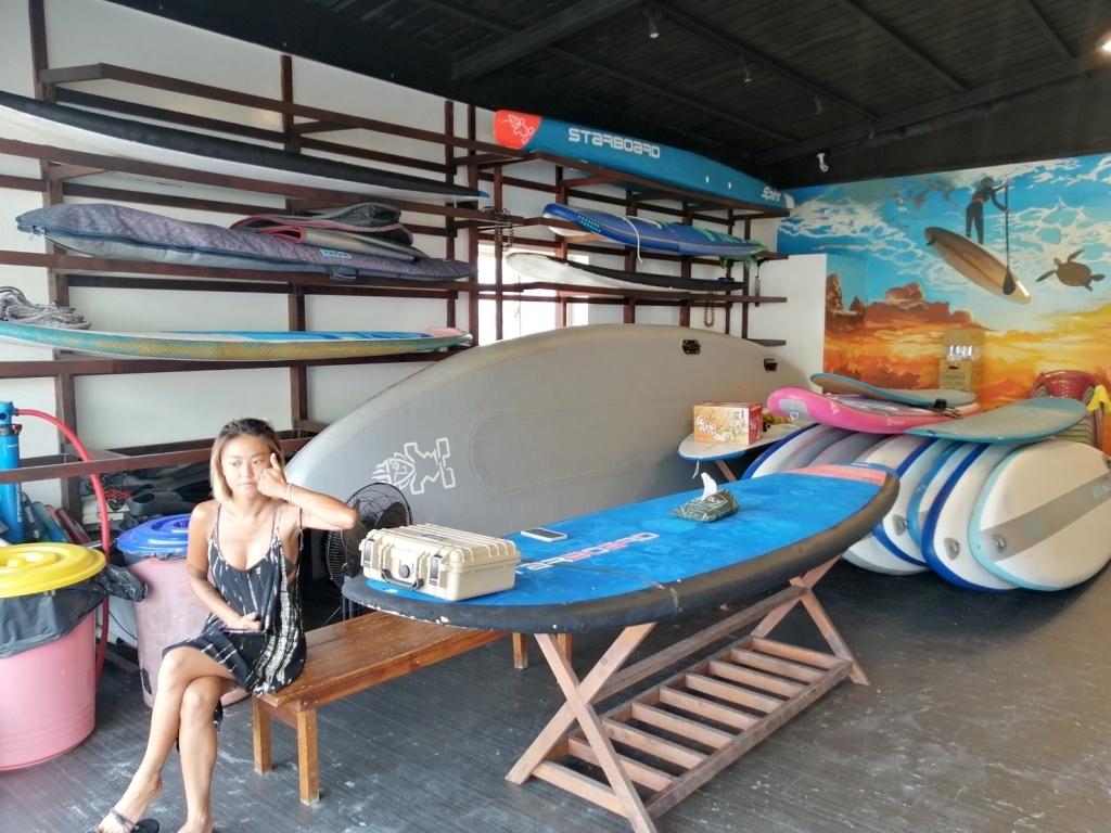 Use a SUP board suitable for beginners