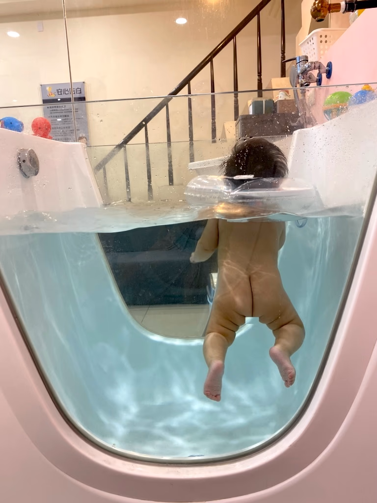 台中寶寶游泳推薦 游學寶寶 Baby SPA4