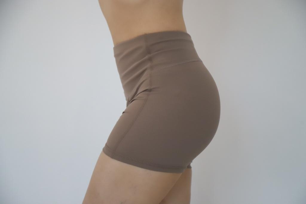 AIR SPACE|Supermodel Curve High-Waisted Sports Shorts with Waist and Leg Shaping