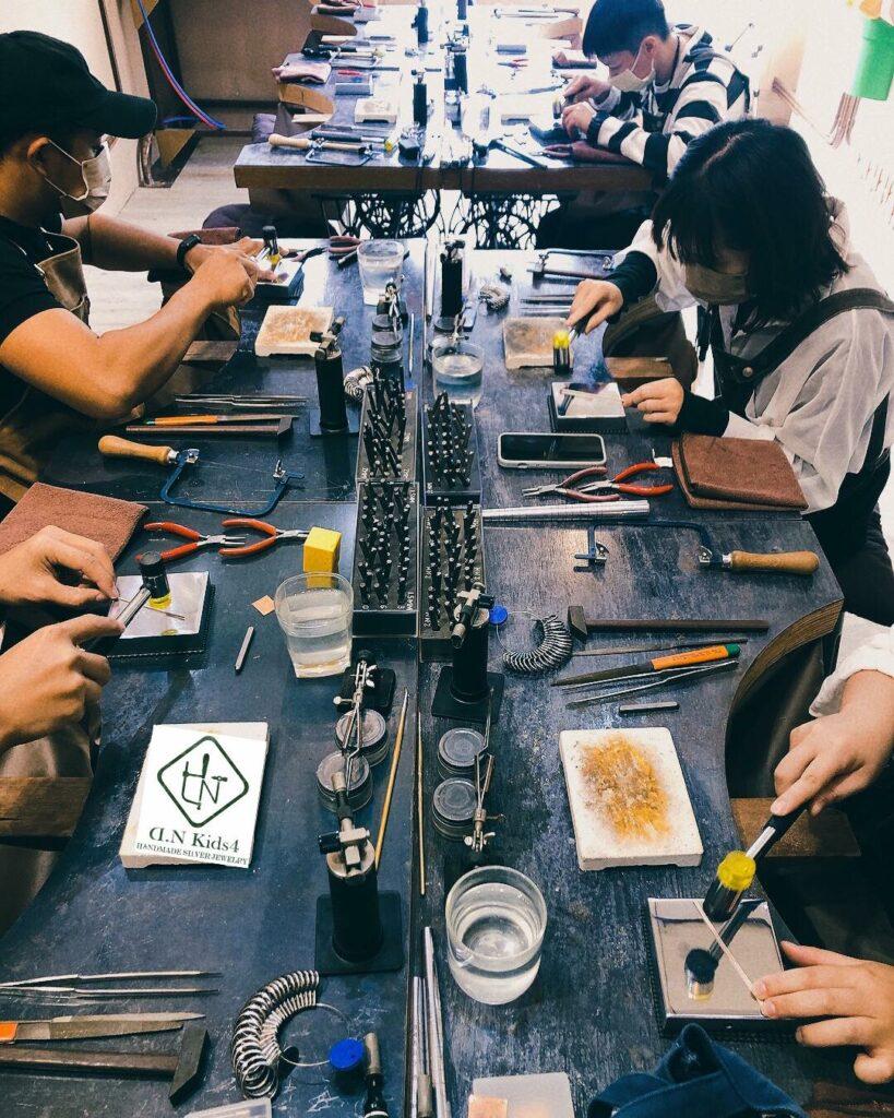 台南情侶戒指 DIY 推薦 大員囡仔手作銀飾金工坊