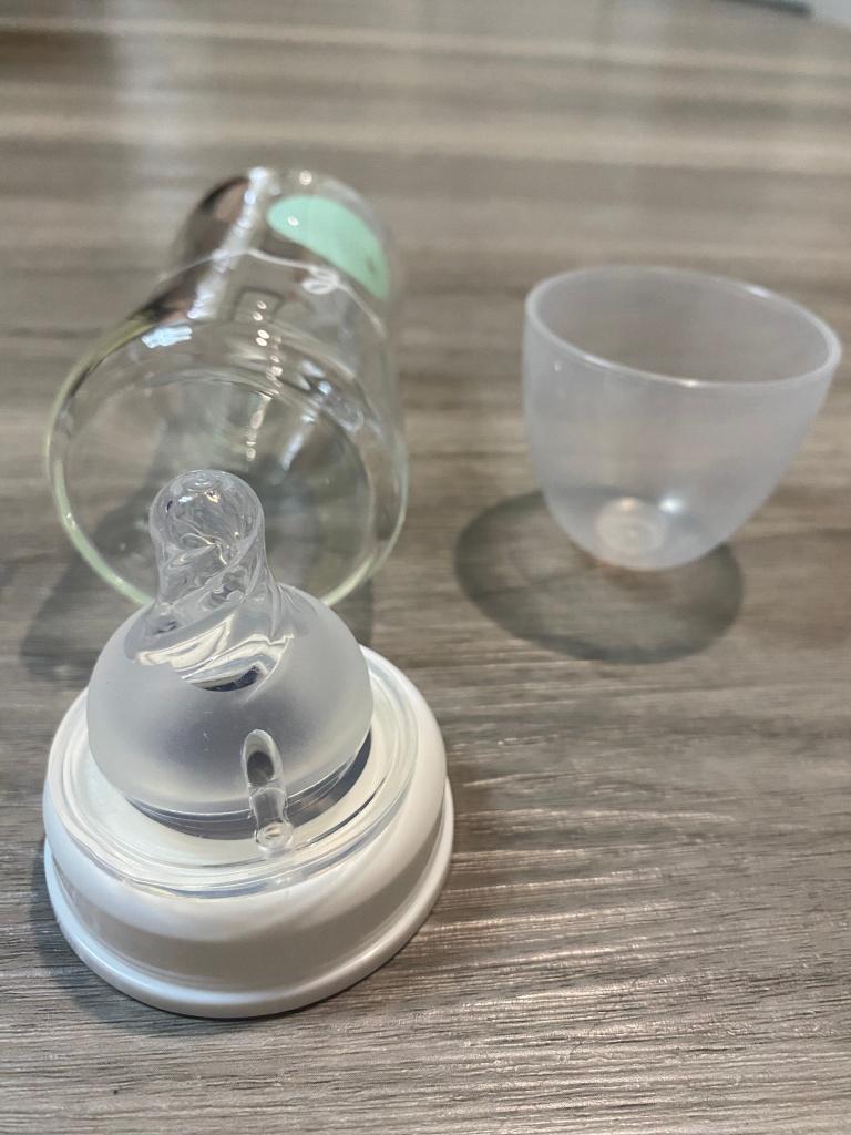 奶瓶推薦 Mammy Village 六甲村 天使漫漫輕量寬口玻璃奶瓶