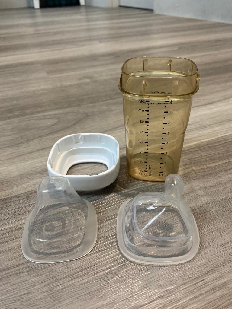 嬰兒奶瓶推薦 Hegen 金色奇蹟 PPSU 多功能方圓型寬口奶瓶3