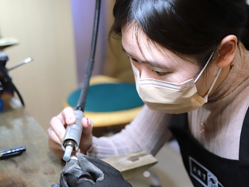 수제 반지 제작 과정
