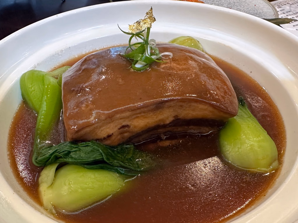 Braised Pork Belly with Sesame Oil