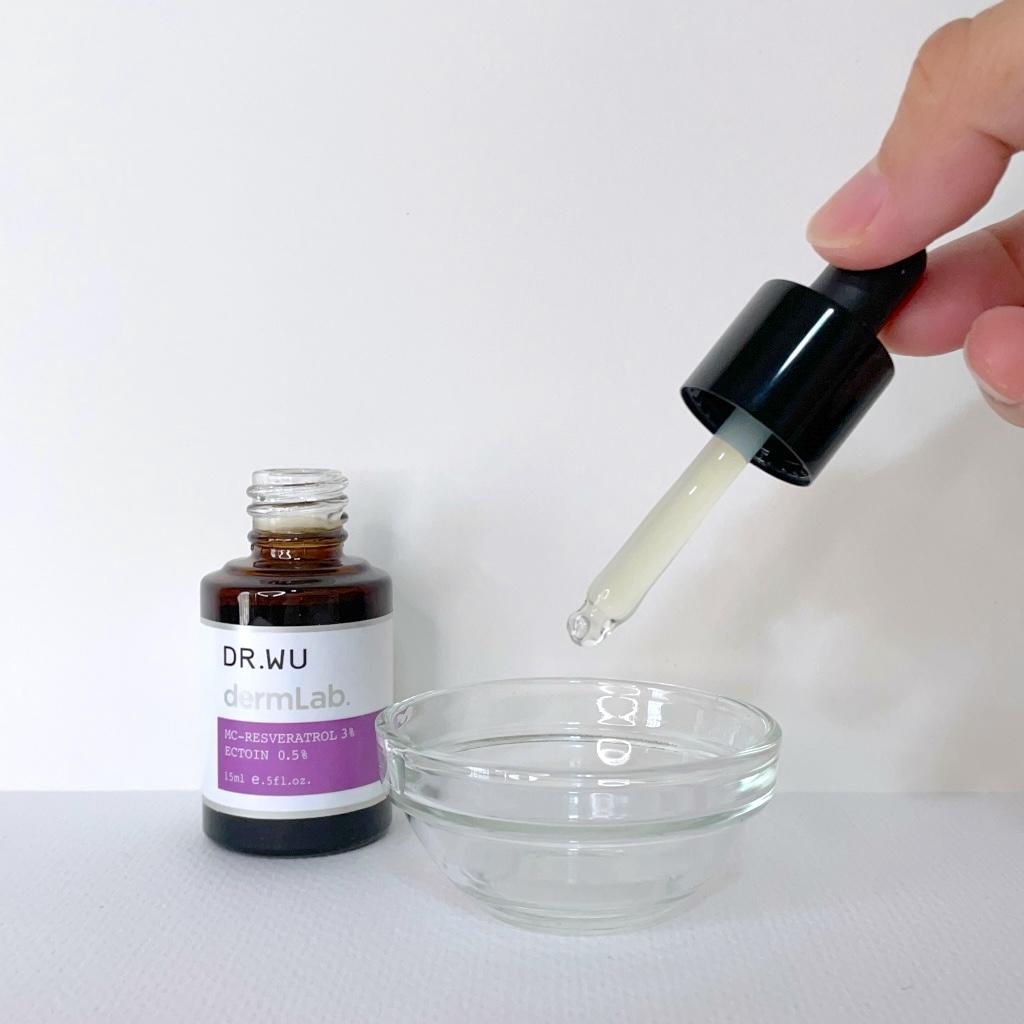 美白淡斑精華液推薦 Dr. Wu 白藜蘆醇亮白修護精華-3