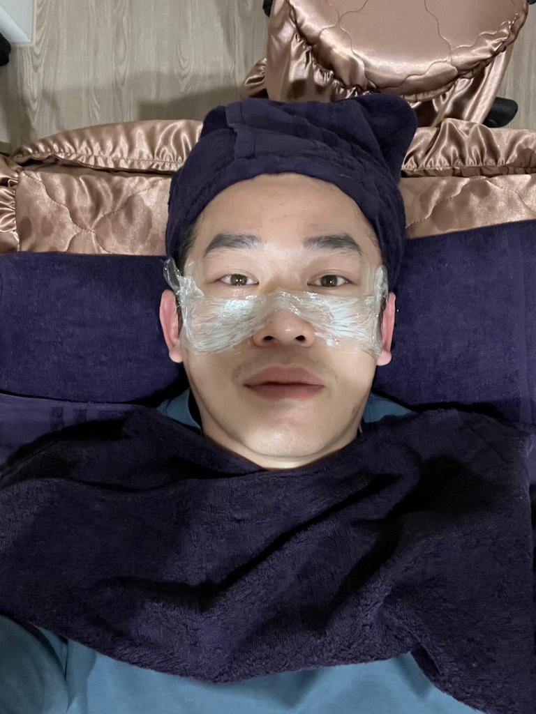 마취 크림 도포 및 정품 여부 확인