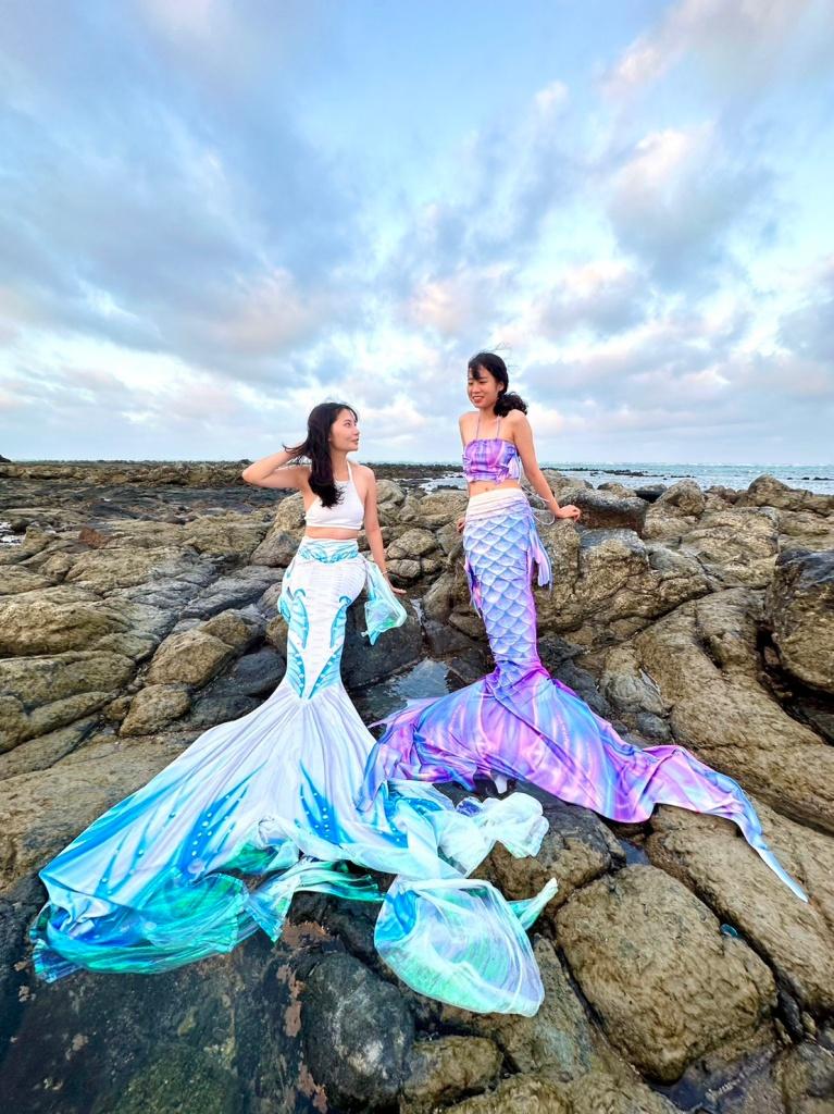 You can experience being a mermaid in addition to diving.
