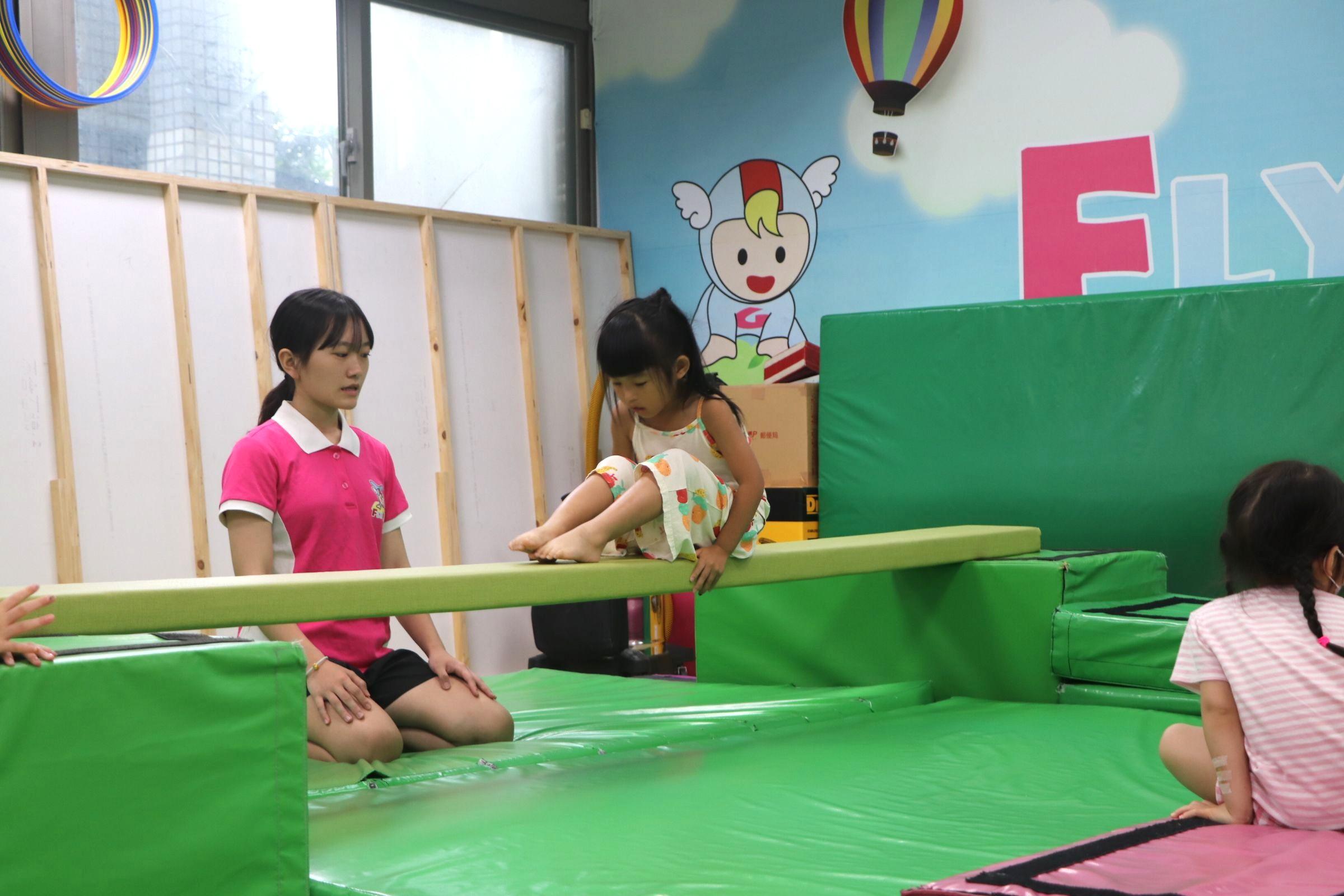 One-on-one supervision throughout the entire session builds both balance and trust.