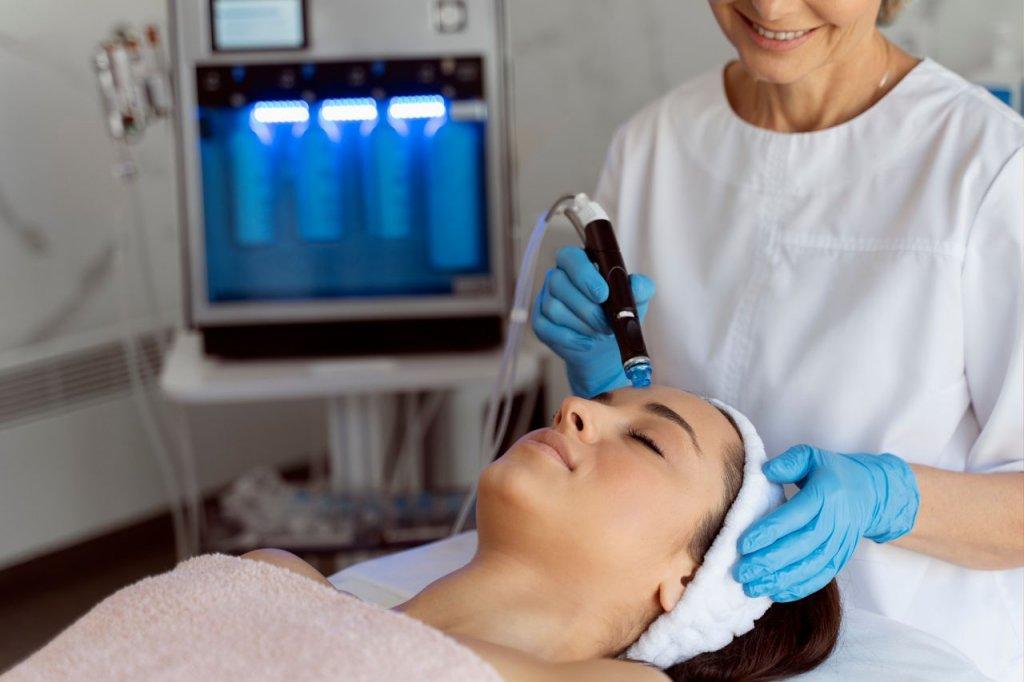 You can get a HydraFacial once a month.