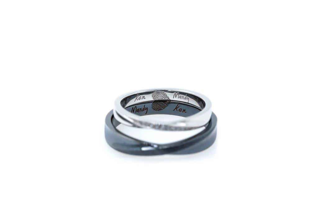Custom engraving and artisanal details create a one-of-a-kind ring.