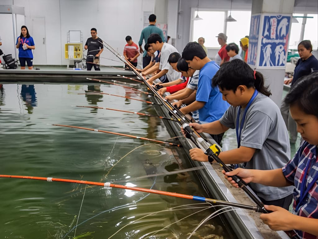 釣蝦場