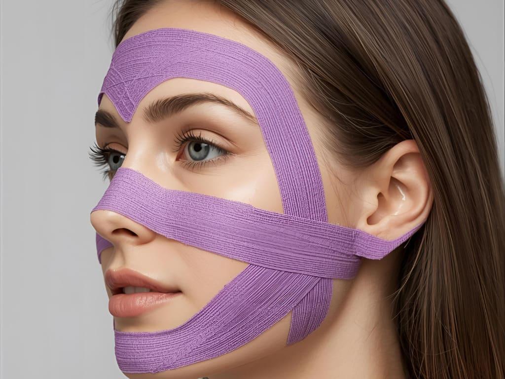 Facial lifting and firming bands, also known as V-Line masks, are a common onlin