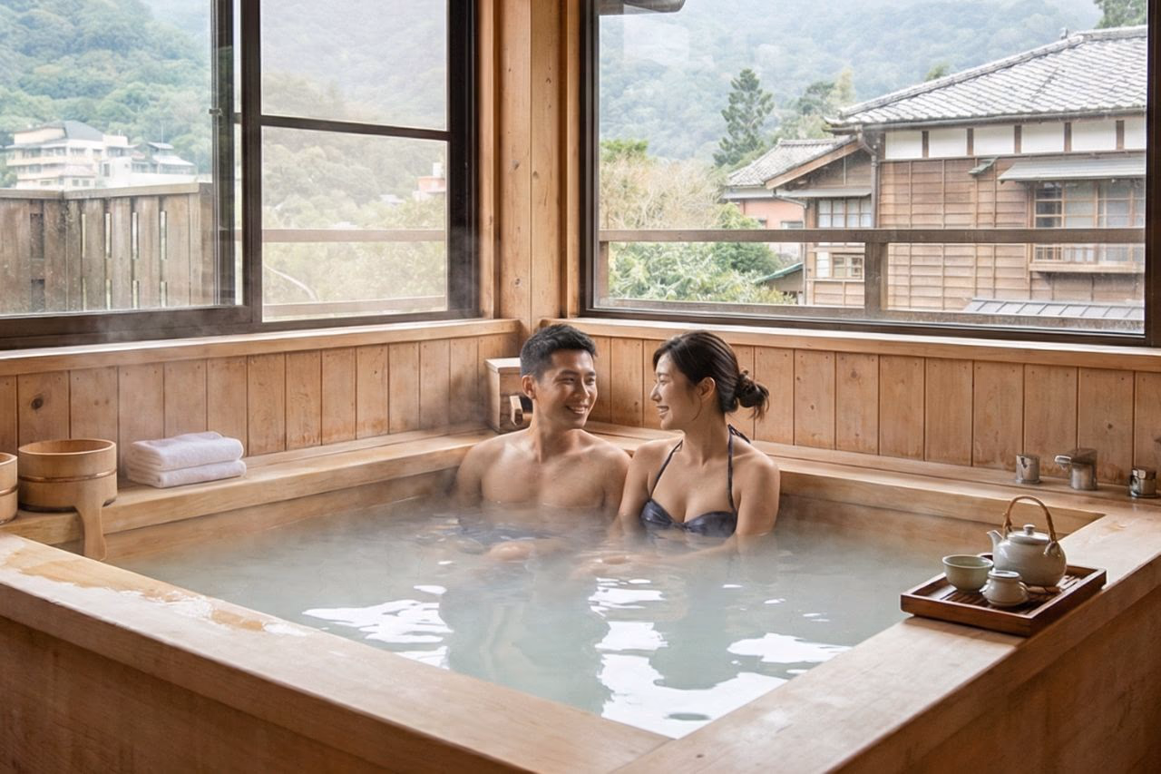 Hsinchu Couple Hot Spring Rooms Recommended|Neiwan Jianshi Hot Spring Retreats: 8 Hsinchu Double Hot Spring Rooms for 3-Hour Stays