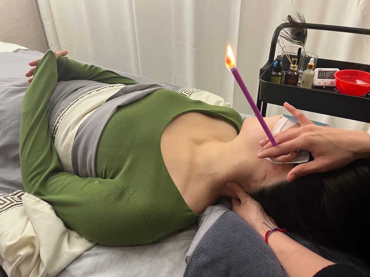 이어캔들 제습과 머리, 어깨, 목 마사지로 완벽한 채이 스파를 즐겨보세요