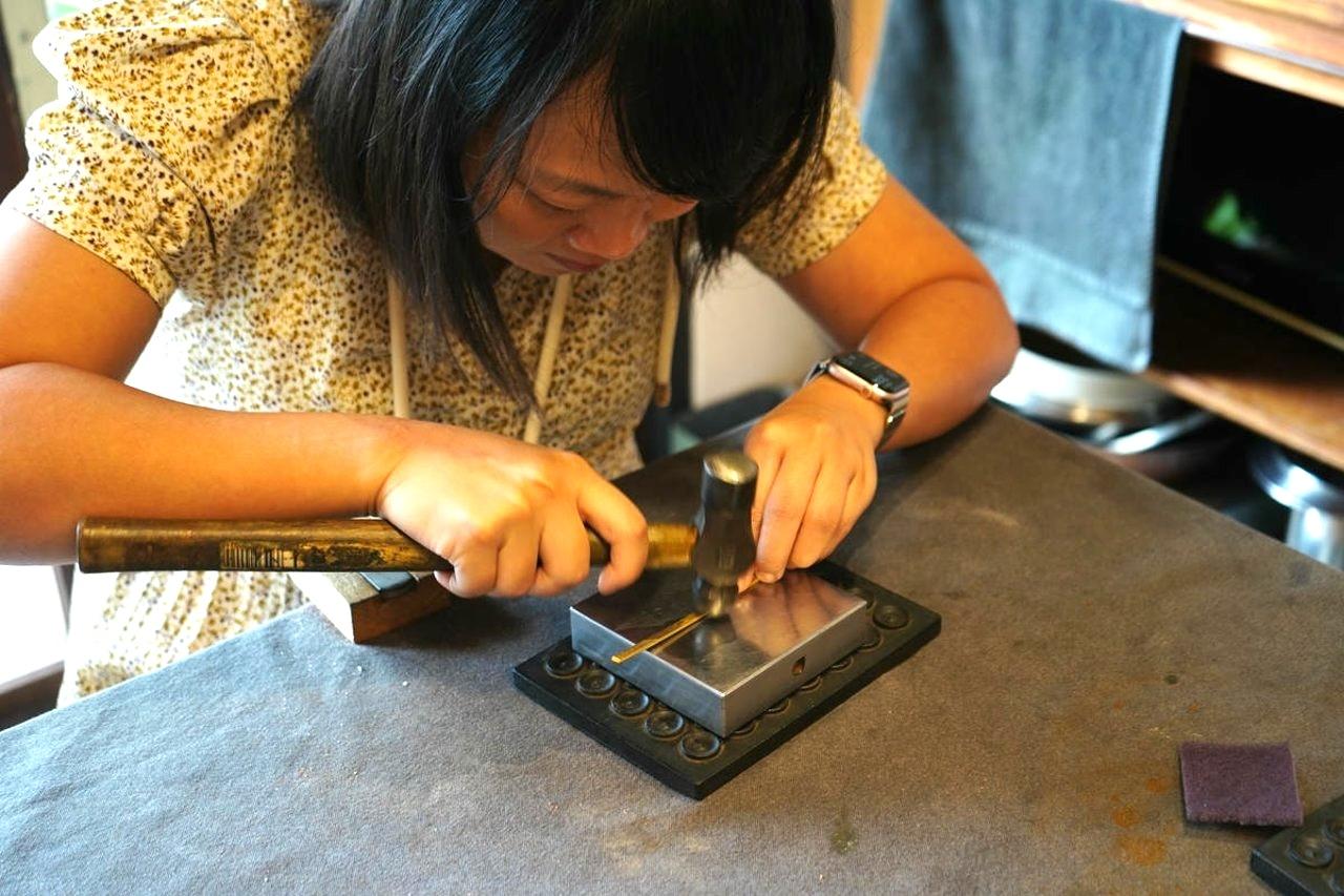 Don't be afraid to strike the first blow — imperfections are part of handmade charm.