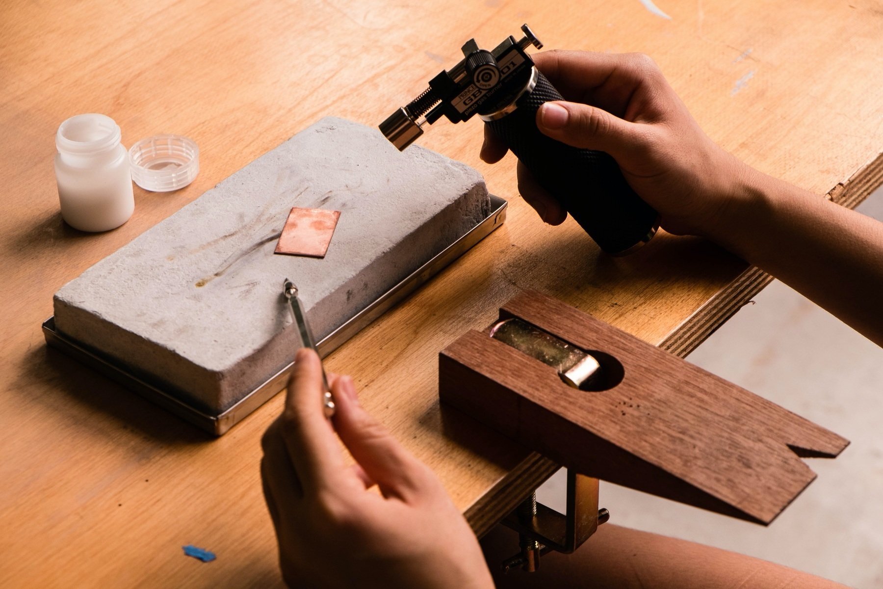 Taipei metalworking experience hand-made ring diy