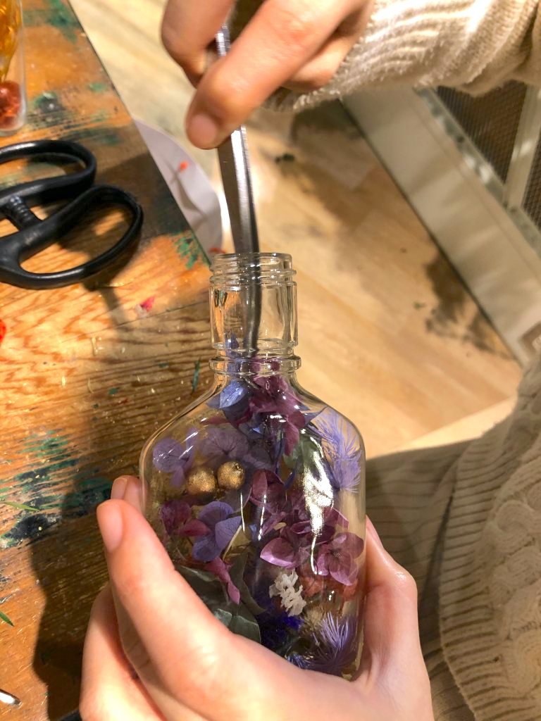 台北乾燥花製作課程推薦-松果手感3
