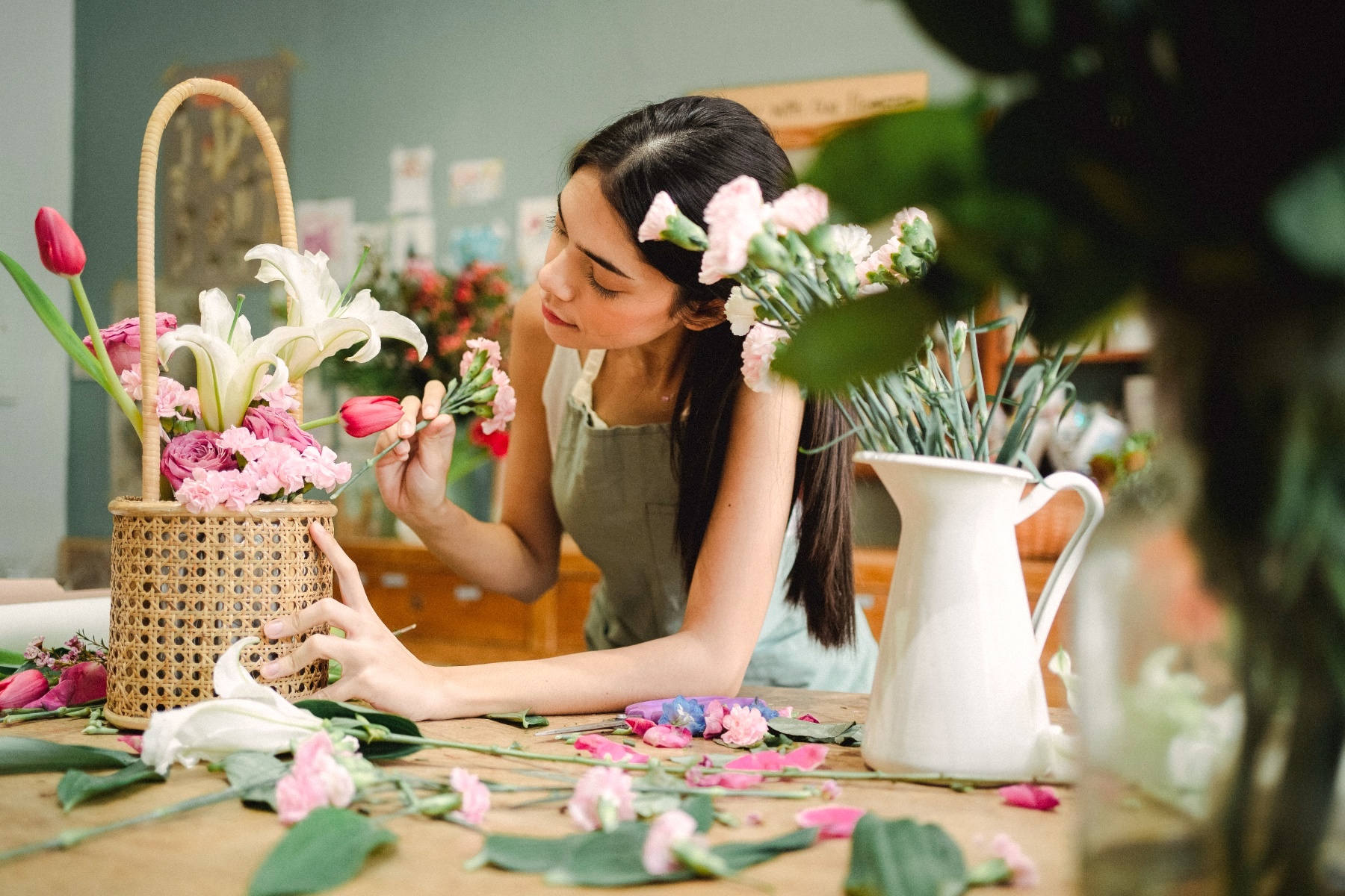 Taichung flower art recommends dried flower preserved flower course