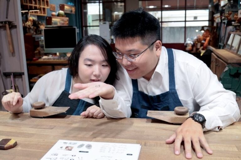 【黑角設計評價】板橋婚戒DIY首選，一對一教學打造專屬手作婚戒