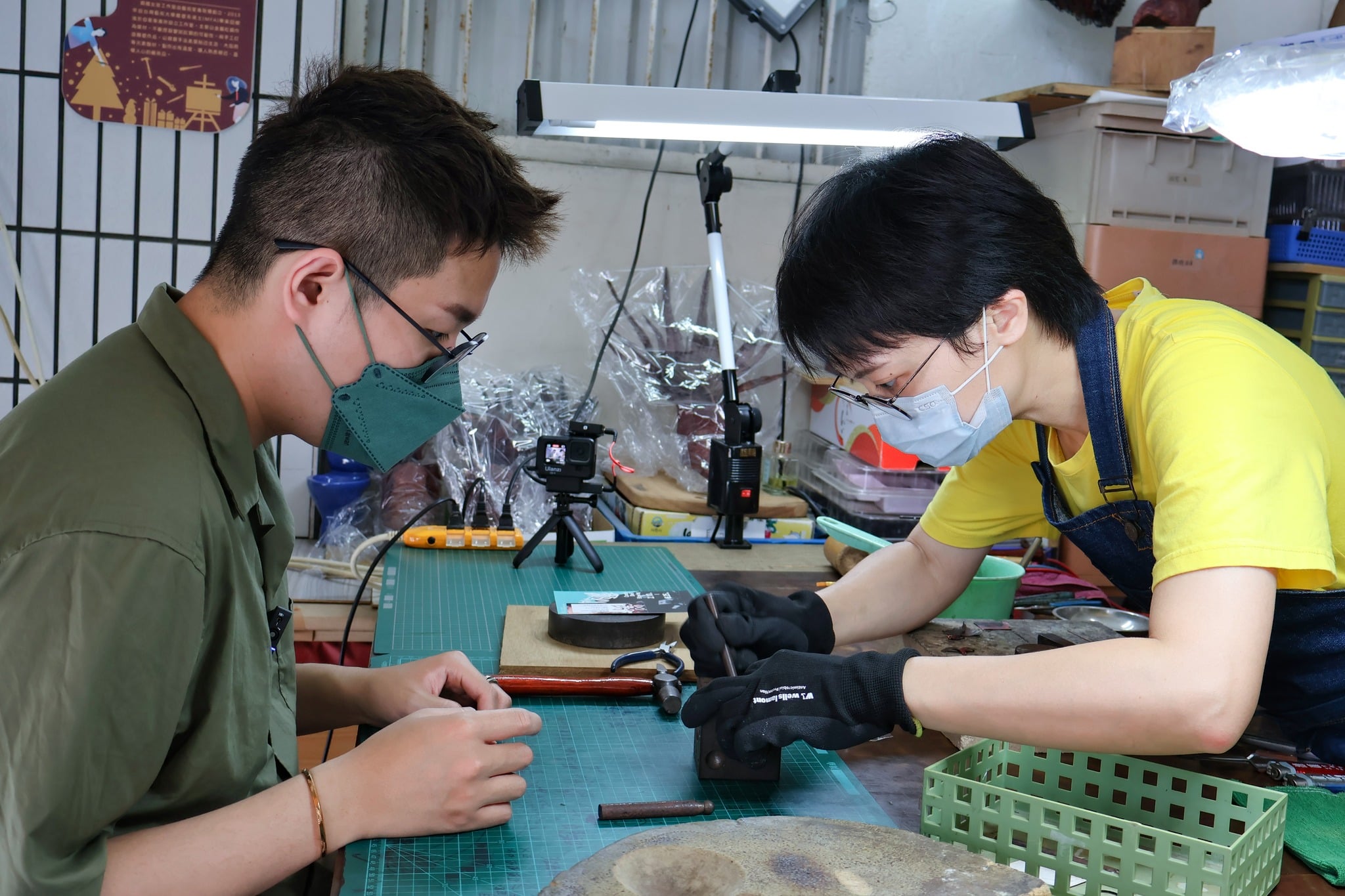台南情侶戒指-DIY-推薦-鋼鐵女孩工作室