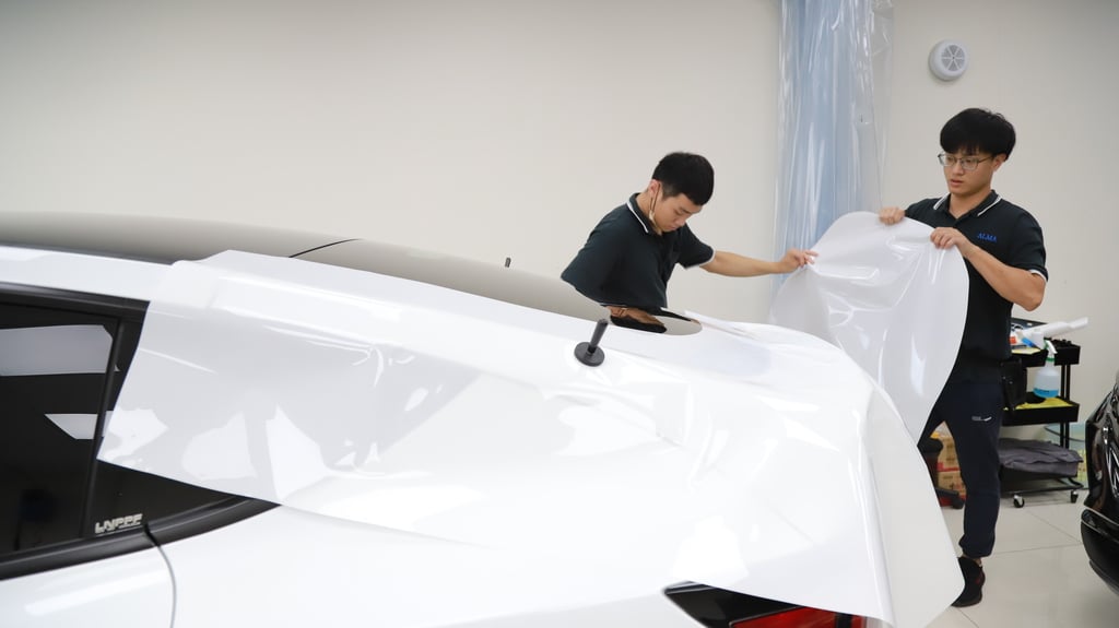 台中汽車包膜 阿爾瑪車體工藝 02