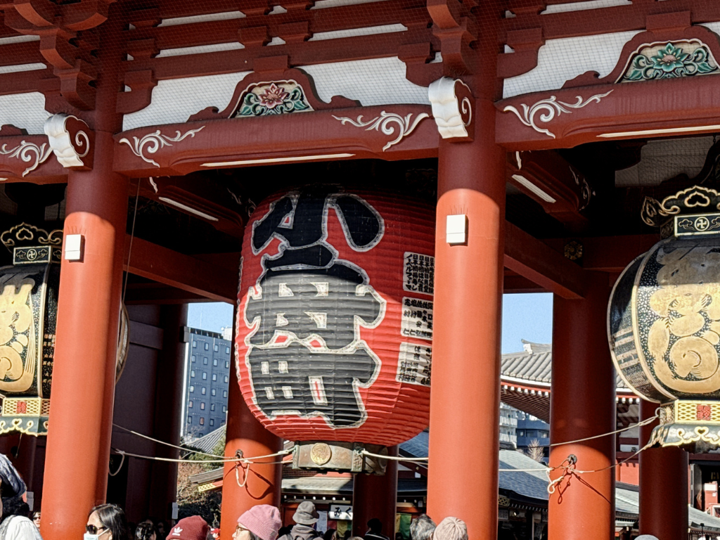 第二の目的地：浅草雷門と浅草寺